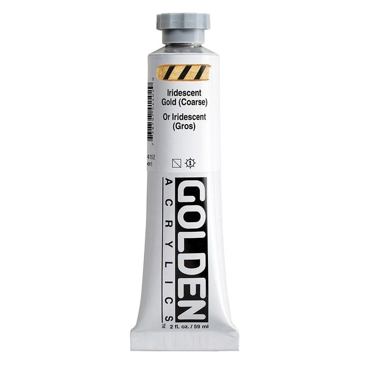 GOLDEN Heavy Body Iridescent Acrylic Paint – 4110 zlato (grobo)