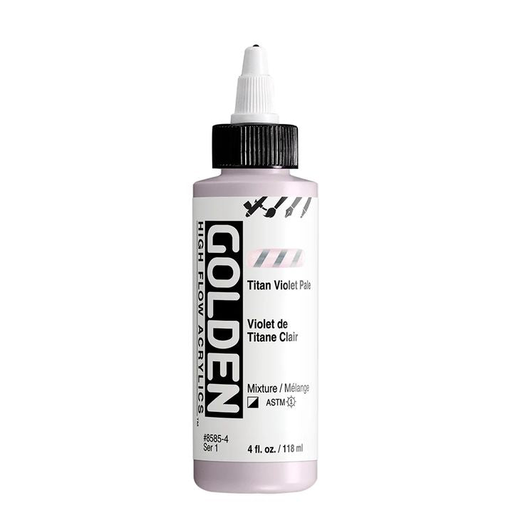 GOLDEN Akrilna barva z visokim pretokom 118 ml – 8585 Titanium Purple Light