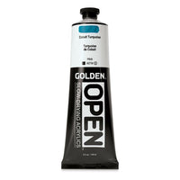 GOLDEN OPEN Akrilna barva s počasnim sušenjem 148 ml – 7144 kobaltno turkizna