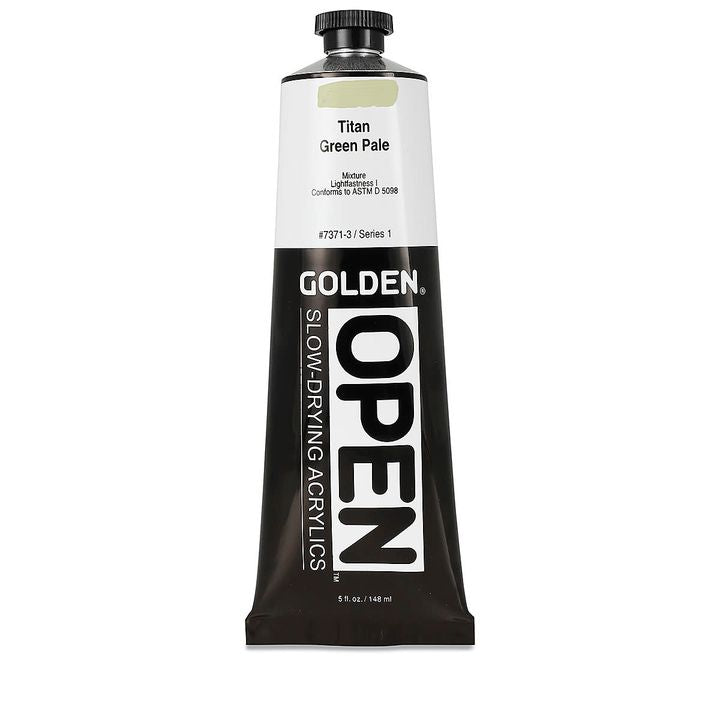 GOLDEN OPEN Akrilna barva s počasnim sušenjem 148 ml – 7371 Titanium Green Light