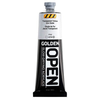 GOLDEN OPEN Akrilna barva s počasnim sušenjem 148 ml – 7386 prozoren rumen oksid železa