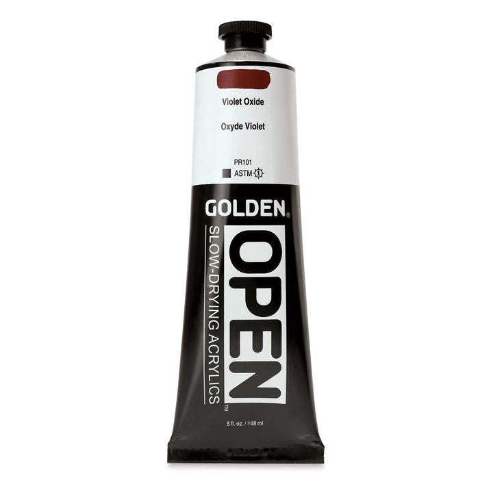 GOLDEN OPEN Akrilna barva s počasnim sušenjem 148 ml – 7405 Vijolični oksid