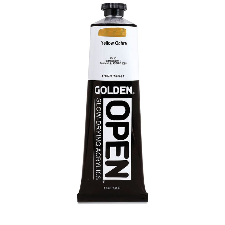 GOLDEN OPEN Akrilna barva s počasnim sušenjem 148 ml – 7407 Rumena okra