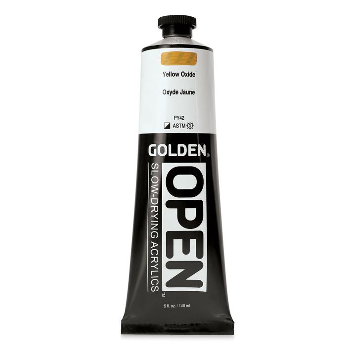 GOLDEN OPEN Akrilna barva s počasnim sušenjem 148 ml – 7410 Rumeni oksid