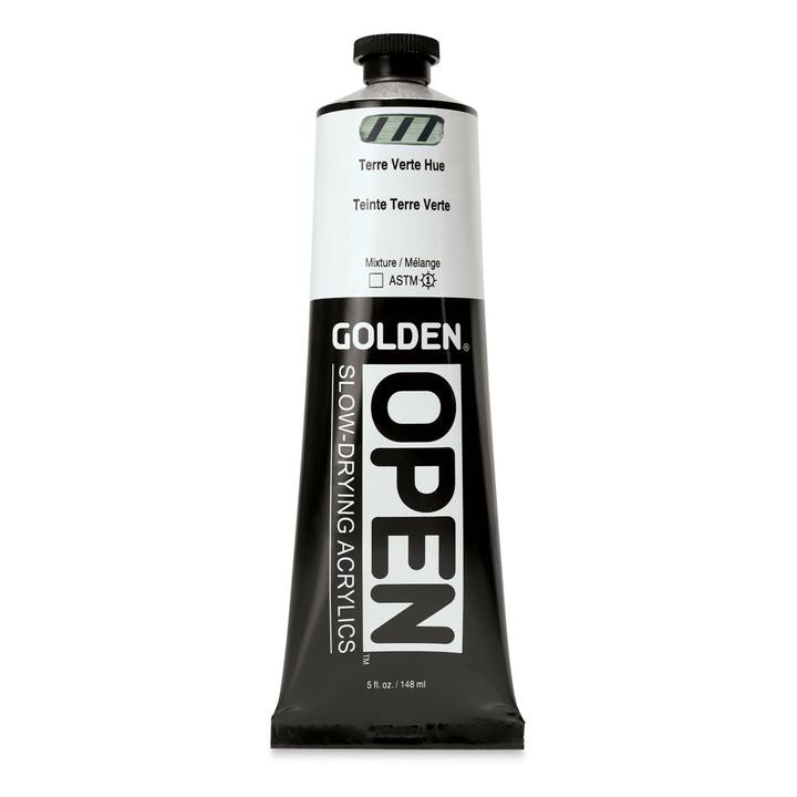 GOLDEN OPEN Akrilna barva s počasnim sušenjem 148 ml – 7468 Zemeljski zeleni odtenek