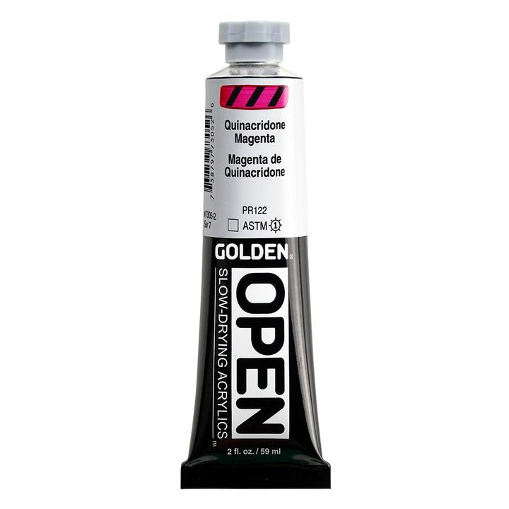GOLDEN OPEN Akrilna barva s počasnim sušenjem 59 ml – 7305 Kvinakridon magenta