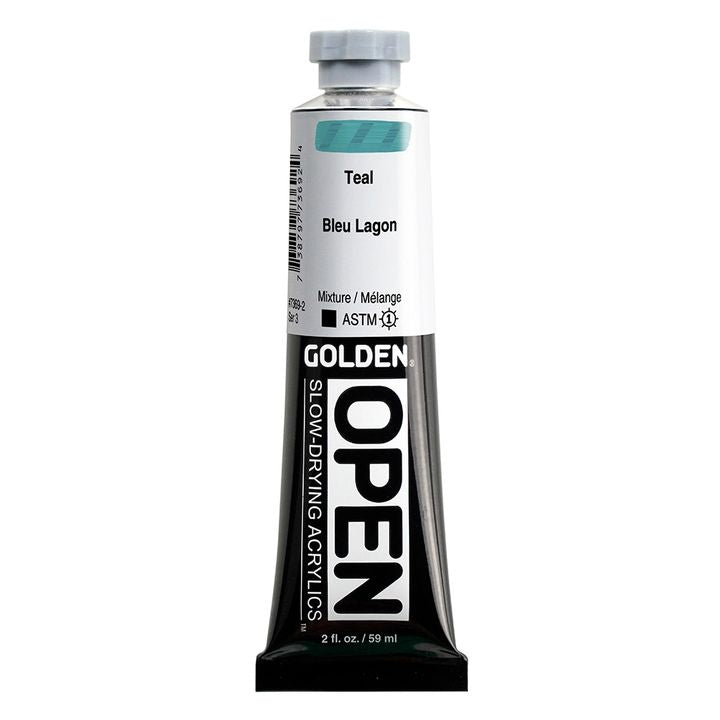 GOLDEN OPEN Akrilna barva s počasnim sušenjem 59 ml – 7369 Teal