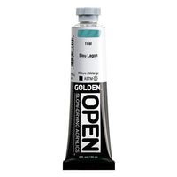 GOLDEN OPEN Akrilna barva s počasnim sušenjem 59 ml – 7369 Teal