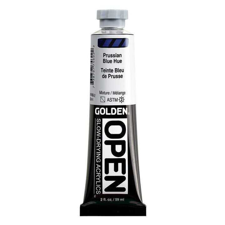 GOLDEN OPEN Akrilna barva s počasnim sušenjem 59 ml – 7460 Berlin Modri odtenek