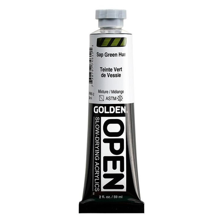GOLDEN OPEN Akrilna barva s počasnim sušenjem 59 ml – 7461 Sapová Zeleni odtenek