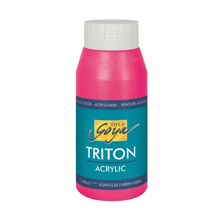 Akrilna barva Solo Goya TRITON 750 ml – Fluorescentno roza