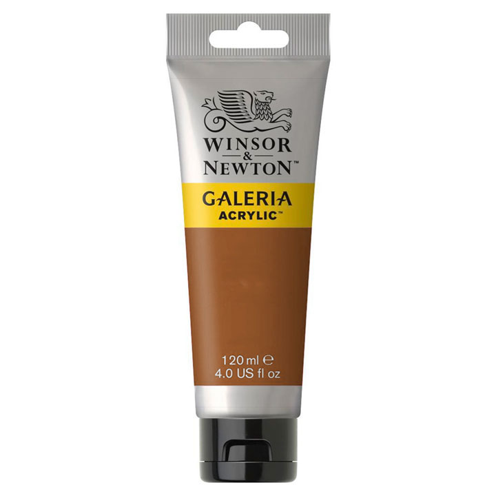 Akrilna barva Winsor & Newton Galeria 120 ml – Raw Sienna Opaq