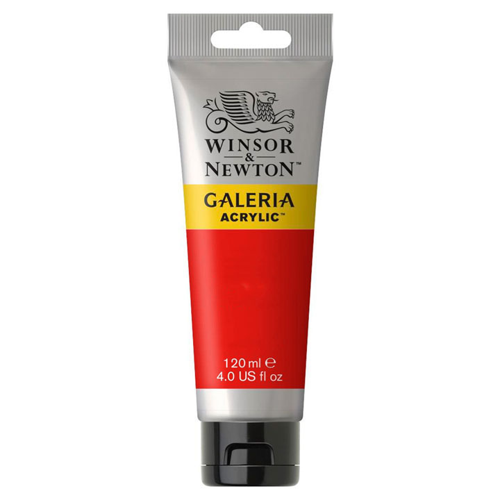Akrilna barva Winsor & Newton Galeria 120 ml – Vermilion Hue