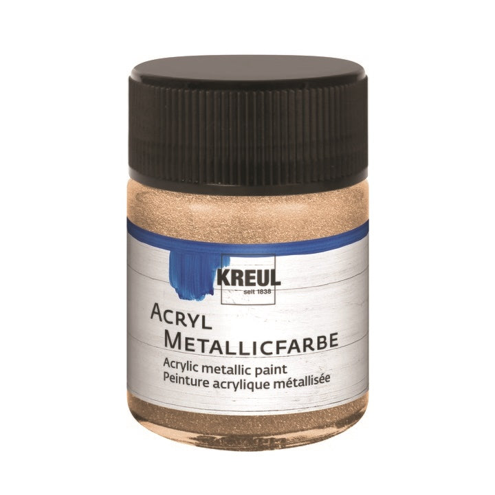 Akrilna barva KREUL METALLIC 50 ml – champagner