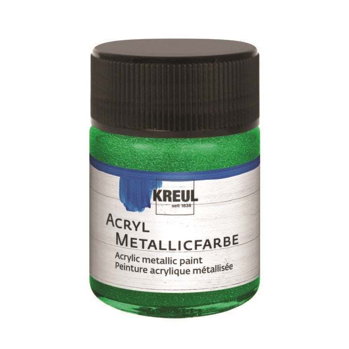 Akrilna barva KREUL METALLIC 50 ml – green