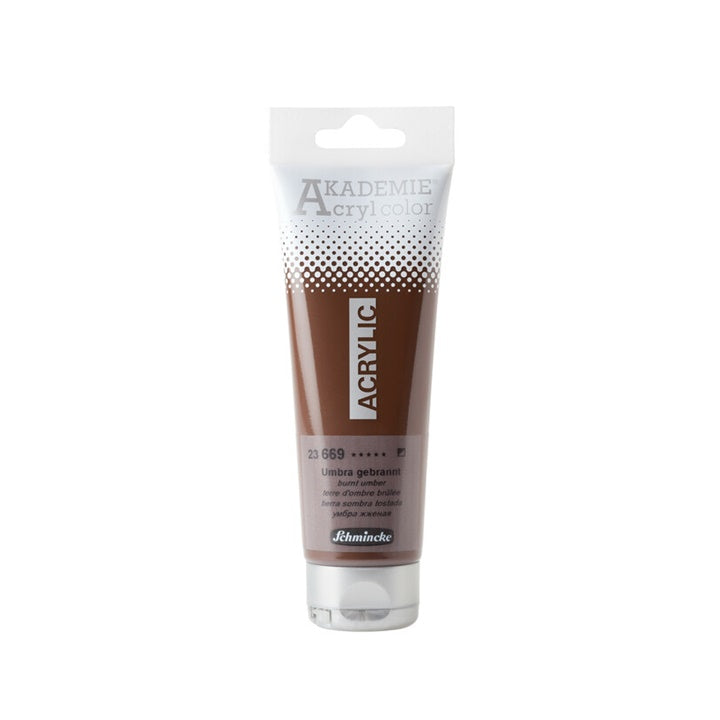 Akrilne barve Schmincke AKADEMIE 120 ml | različne barve - 669 žgana umbra