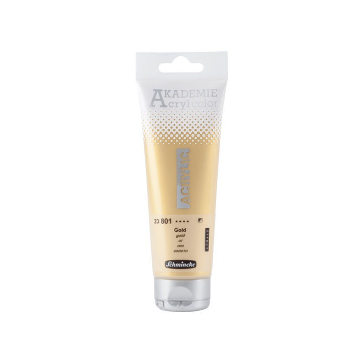 Akrilne barve Schmincke AKADEMIE 120 ml | različne barve - 801 zlata