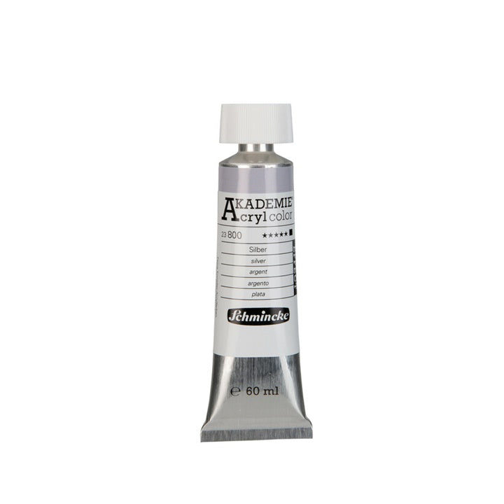 Akrilne barve Schmincke AKADEMIE 60 ml – 800 srebrna