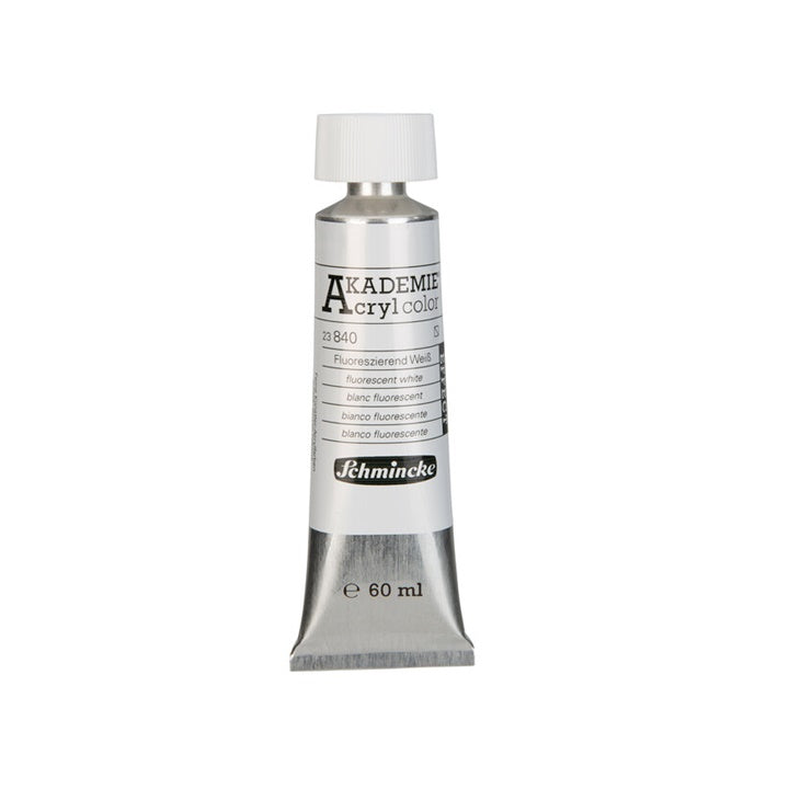 Akrilne barve Schmincke AKADEMIE 60 ml – 840 fluorescentno bela