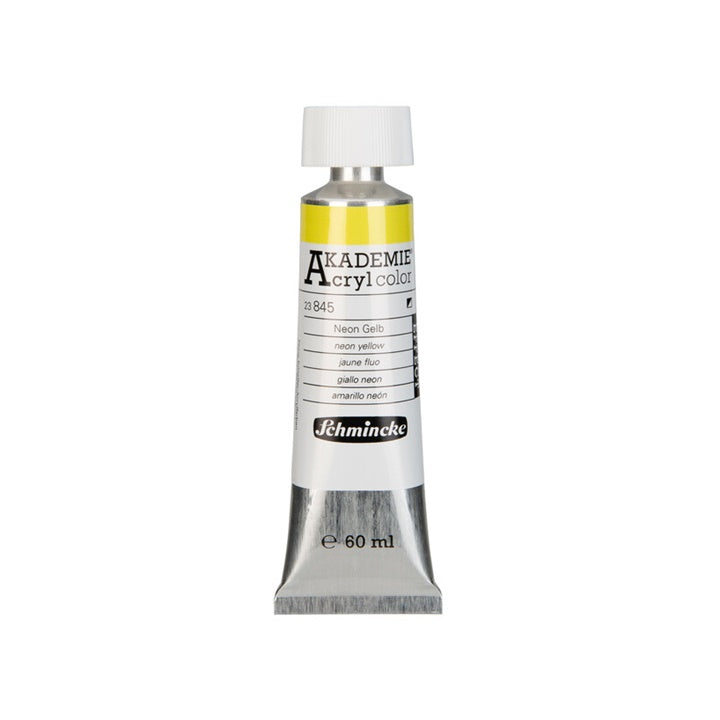 Akrilne barve Schmincke AKADEMIE 60 ml – 845 neonsko rumena