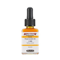 Akrilni črnilo Schmincke AERO COLOR Professional Candy 28 ml – 026 zlatorumena