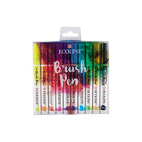 Akvarel markerji Ecoline Brush Pen - 10 delni set
