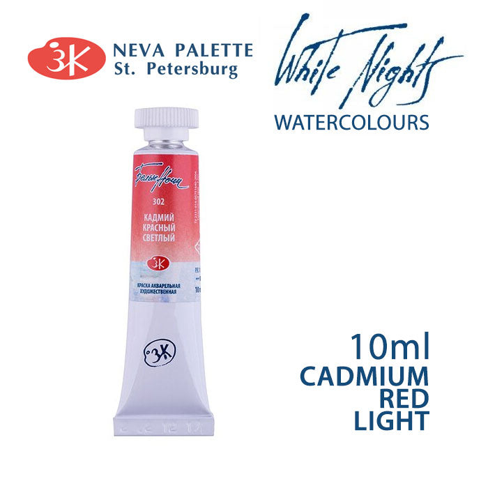 Akvarele White Nights 10 ml | izberite odtenek - Kadmijevo rdeče svetlo