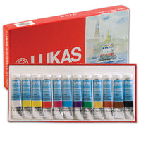 Akvareli LUKAS STUDIO 12x10ml - set v kartonski škatli