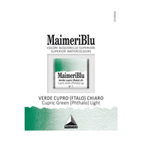 Akvarelna barva Maimeri Blu – polovična posodica 1,5 ml – Bakreno zelena svetla