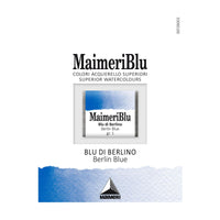 Akvarelna barva Maimeri Blu – polovična posodica 1,5 ml – Berlinsko modra