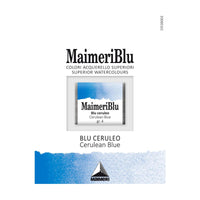 Akvarelna barva Maimeri Blu – polovična posodica 1,5 ml – Cerulean modra