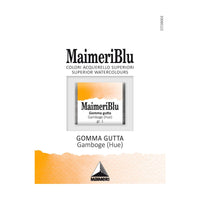 Akvarelna barva Maimeri Blu – polovična posodica 1,5 ml – Gumi-guta odtenek