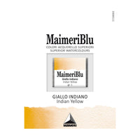 Akvarelna barva Maimeri Blu – polovična posodica 1,5 ml – Indijsko rumena