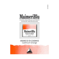 Akvarelna barva Maimeri Blu – polovična posodica 1,5 ml – Kadmijeva oranžna