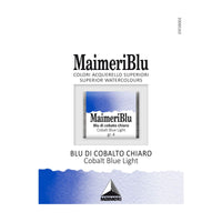 Akvarelna barva Maimeri Blu – polovična posodica 1,5 ml – Kobaltno modra svetla