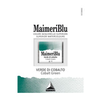 Akvarelna barva Maimeri Blu – polovična posodica 1,5 ml – Kobaltno zelena
