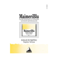 Akvarelna barva Maimeri Blu – polovična posodica 1,5 ml – Neapeljsko rumena