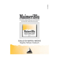 Akvarelna barva Maimeri Blu – polovična posodica 1,5 ml – Neapeljsko rumena srednja