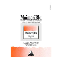Akvarelna barva Maimeri Blu – polovična posodica 1,5 ml – Oranžni lak