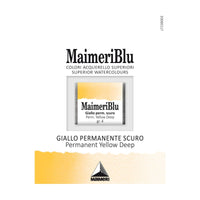 Akvarelna barva Maimeri Blu – polovična posodica 1,5 ml – Permanentna rumena temna