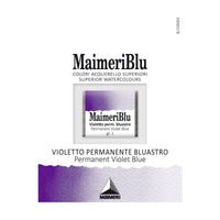 Akvarelna barva Maimeri Blu – polovična posodica 1,5 ml – Permanentno vijolično modra