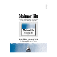 Akvarelna barva Maimeri Blu – polovična posodica 1,5 ml – Primarna modra cian