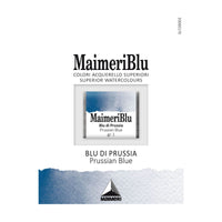 Akvarelna barva Maimeri Blu – polovična posodica 1,5 ml – Prusko modra