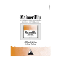Akvarelna barva Maimeri Blu – polovična posodica 1,5 ml – Rumena okra