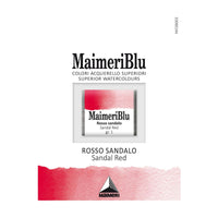 Akvarelna barva Maimeri Blu – polovična posodica 1,5 ml – Sandalovo rdeča