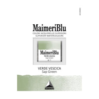 Akvarelna barva Maimeri Blu – polovična posodica 1,5 ml – Sok zelena