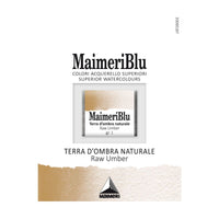 Akvarelna barva Maimeri Blu – polovična posodica 1,5 ml – Surova umbra