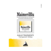 Akvarelna barva Maimeri Blu – polovična posodica 1,5 ml – Transparentna rumena