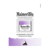 Akvarelna barva Maimeri Blu – polovična posodica 1,5 ml – Ultramarin vijolična