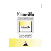 Akvarelna barva Maimeri Blu – polovična posodica 1,5 ml – Vanadijevo rumena